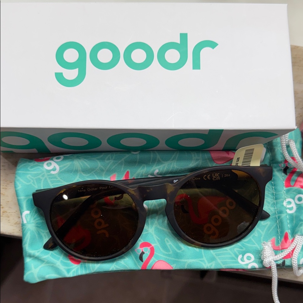goodr Women's Tortoiseshell Sunglasses - Brown Lenses